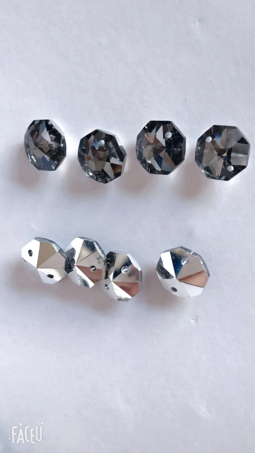 100pc grey aluminium 14mm Chandelier Crystal beads door/window crystal octagon beads in 2 holes home decoration accessories
100pc grey aluminium 14mm Chandelier Crystal beads door/window crystal octagon beads in 2 holes home decoration accessories