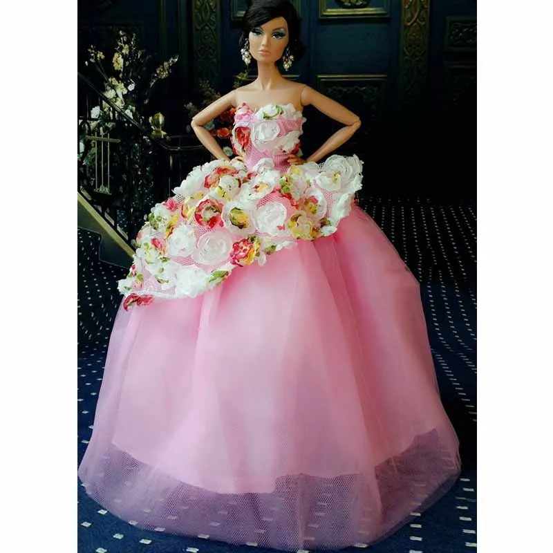 10PCS/LOT Wholesale Dolls Accessories Clothing Luxury Flower Ball Gown Wedding Dress For Dolls 1/6
10PCS/LOT Wholesale Dolls Accessories Clothing Luxury Flower Ball Gown Wedding Dress For Dolls 1/6