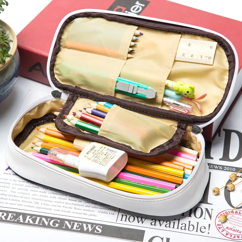 Cute Animal Pencil Case PU Leather Pencil Bag Gift Box Pen Case Pink Pencil Box Kawaii Stationery Eraser Ruler Organizer Pouch
Cute Animal Pencil Case PU Leather Pencil Bag Gift Box Pen Case Pink Pencil Box Kawaii Stationery Eraser Ruler Organizer Pouch