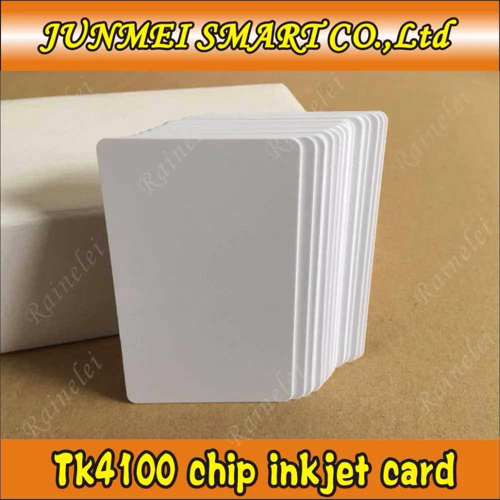 500 шт. 125 кГц печатная ПВХ RFID смарт ID пустая карта с TK4100/EM4100 чип для Epson/Canon струйный