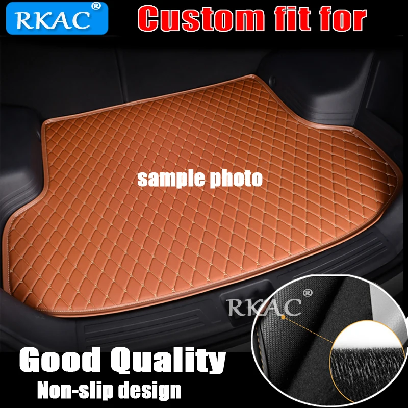 RKAC custom car trunk mat for jeep All Models renegade compass cherokee patriot wrangler car accessories custom cargo liner
RKAC custom car trunk mat for jeep All Models renegade compass cherokee patriot wrangler car accessories custom cargo liner