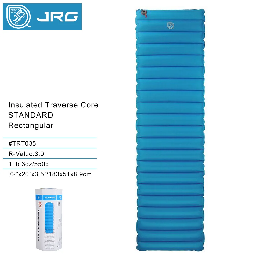 JR GEAR туристический ультралегкий влагостойкий надувной матрас PrimaLoft с воздушной