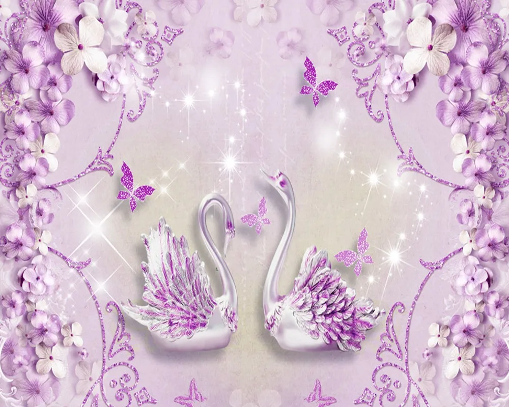 Free Shipping Noble And Gorgeous Purple European Flowers 3d Swan TV Background Mural Custom Restaurant Bedroom Cheap Wallpaper
Free Shipping Noble And Gorgeous Purple European Flowers 3d Swan TV Background Mural Custom Restaurant Bedroom Cheap Wallpaper