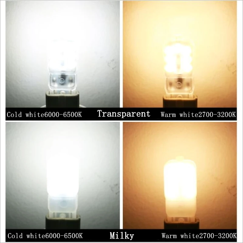 New Dimmming G9 led corn lamp AC220V 3W 5W SMD2835 LED Plastic Silicone Replace 25-35W halogen Low-carbon energy lamps
New Dimmming G9 led corn lamp AC220V 3W 5W SMD2835 LED Plastic Silicone Replace 25-35W halogen Low-carbon energy lamps