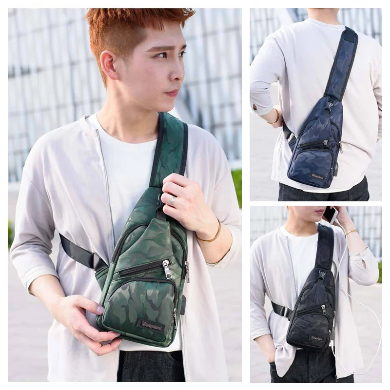 Fashion Men USB Charging Handbag for Teenagers Boys School Bag Male Crossbody Chest Rucksack Mochila
Fashion Men USB Charging Handbag for Teenagers Boys School Bag Male Crossbody Chest Rucksack Mochila
