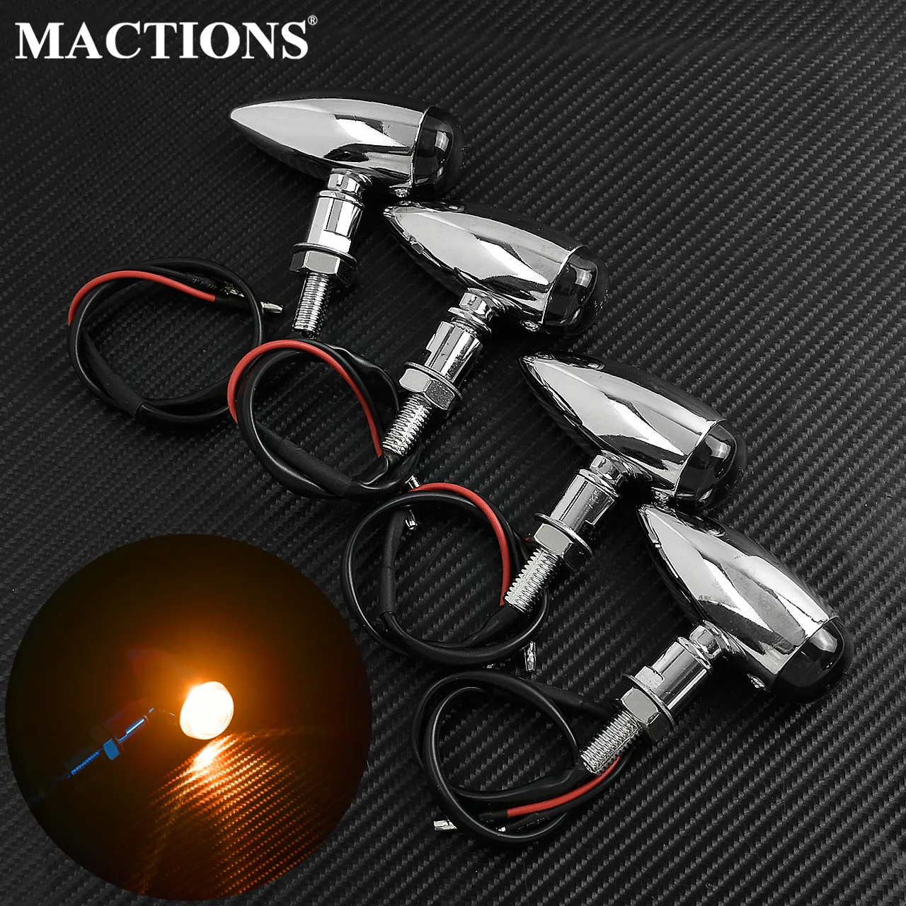 Universal Motorcycle EM Bullet Turn Signal Indicator Light Chrome Lamp 12V For Harley Touring Sportster Mini Bobber Chopper
Universal Motorcycle EM Bullet Turn Signal Indicator Light Chrome Lamp 12V For Harley Touring Sportster Mini Bobber Chopper
