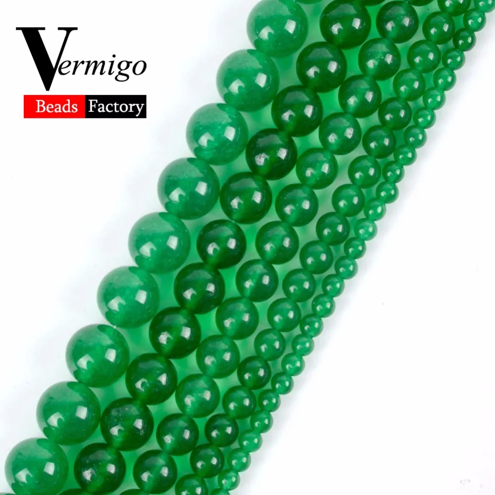 Wholesale Natural Stone Beads Green Chalcedony Jades Round Loose Beads For Beadwork Jewelry Making 4-12mm Diy Bracelet 15"
Wholesale Natural Stone Beads Green Chalcedony Jades Round Loose Beads For Beadwork Jewelry Making 4-12mm Diy Bracelet 15"