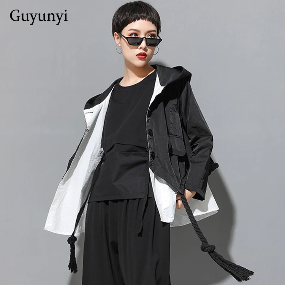 Europe Hip Hop Blouse Women 2019 Autumn Hooded Coat Black White Stitching Fake Two Pieces Long Sleeve Ladies Shirts
Europe Hip Hop Blouse Women 2019 Autumn Hooded Coat Black White Stitching Fake Two Pieces Long Sleeve Ladies Shirts