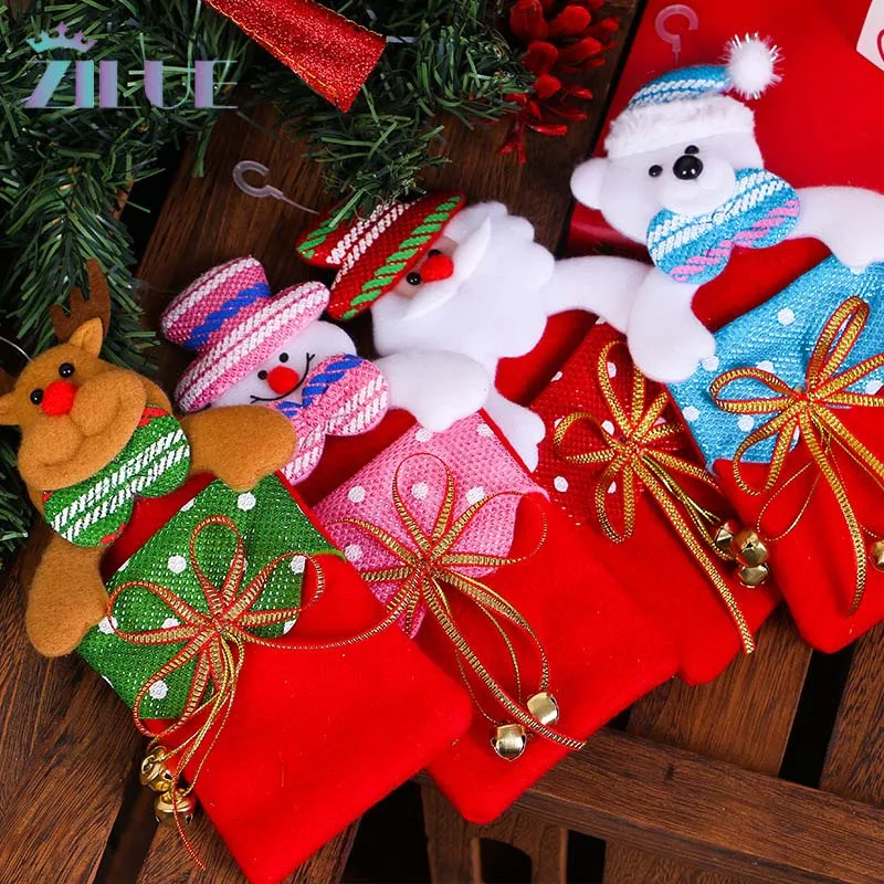 Zilue 4pcs/lot Christmas Tree Decorations Children 's Gift Bags 20*10cm Cute Cloth Bale Pendants Christmas Festival Gift Bags
Zilue 4pcs/lot Christmas Tree Decorations Children 's Gift Bags 20*10cm Cute Cloth Bale Pendants Christmas Festival Gift Bags