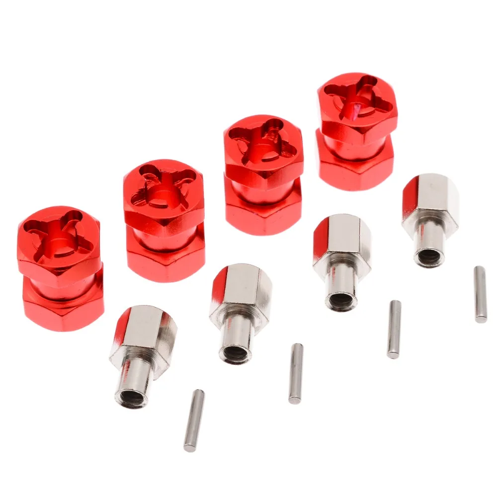 4Pcs/Set 12/15/20/20mm Aluminum Wheel Hub Hex Drive Adapter For 1/10 RC Remote Control Toys Parts Accessories
4Pcs/Set 12/15/20/20mm Aluminum Wheel Hub Hex Drive Adapter For 1/10 RC Remote Control Toys Parts Accessories