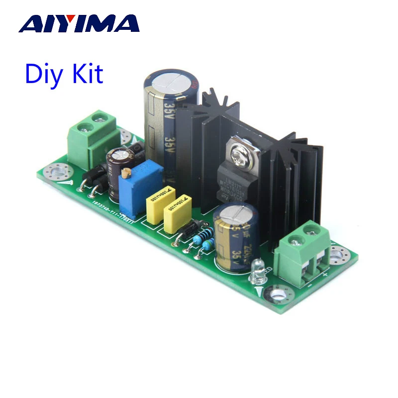 AIYIMA LM317 блок питания с положительным выпрямительным фильтром, переменный ток в постоянный ток, понижающий регулятор, печатная плата, DIY Kit ус...
AIYIMA LM317 блок питания с положительным выпрямительным фильтром, переменный ток в постоянный ток, понижающий регулятор, печатная плата, DIY Kit ус...