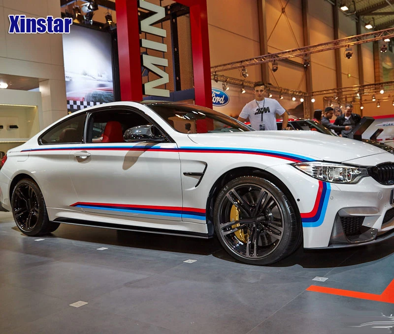 1 Набор M power performance Автомобильная дверная наклейка для BMW F30 F10 E60 E90 E46 X1 X3 X4 X5 X7 |