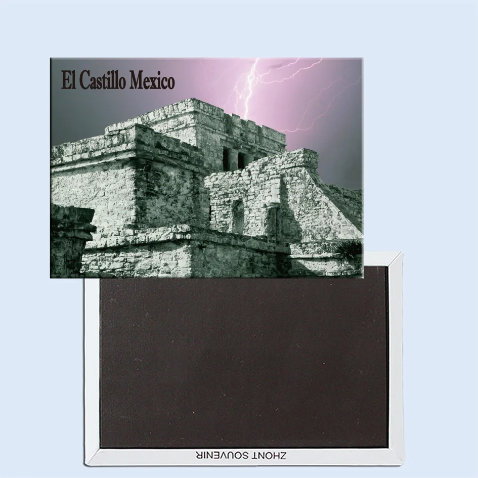 El Castillo, Tulum, Yucatan, Mexico, Magnetic refrigerator stickers, tourist souvenirs, small gifts 24764
El Castillo, Tulum, Yucatan, Mexico, Magnetic refrigerator stickers, tourist souvenirs, small gifts 24764