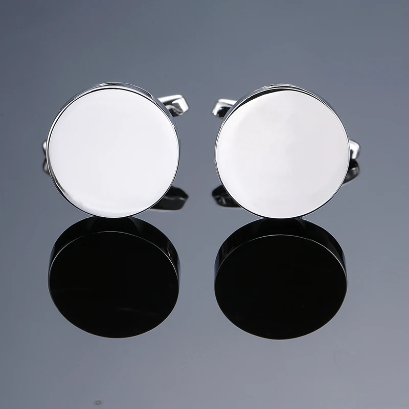 DY The new high quality brass silvery round smooth Cufflinks Men's French shirt Cufflinks free shipping
DY The new high quality brass silvery round smooth Cufflinks Men's French shirt Cufflinks free shipping