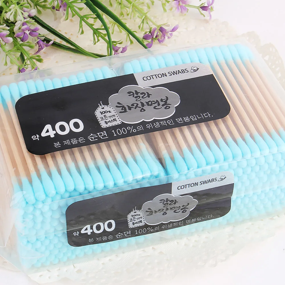 New Disposable Cotton Swab Buds Double Head Applicator Makeup Tool wood Handle Stick Healthly Cleaner
New Disposable Cotton Swab Buds Double Head Applicator Makeup Tool wood Handle Stick Healthly Cleaner