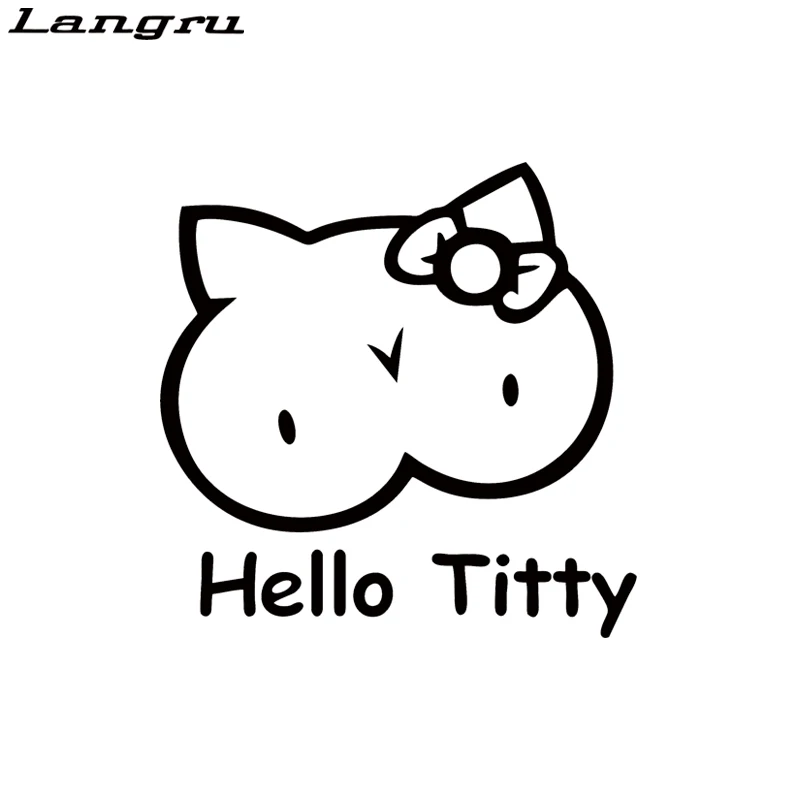 Langru/Лидер продаж, забавная виниловая оконная наклейка с надписью «Hello tity» на груди, оригинальные автомобильные аксессуары, декоративные нак...
Langru/Лидер продаж, забавная виниловая оконная наклейка с надписью «Hello tity» на груди, оригинальные автомобильные аксессуары, декоративные нак...