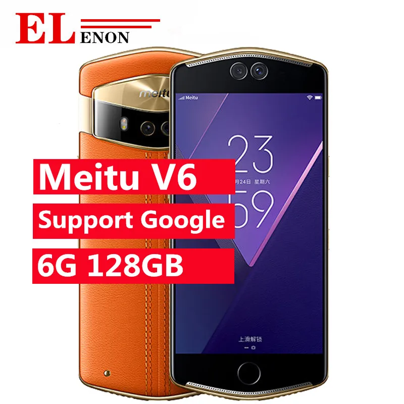 Оригинальный смартфон Meitu V6 6 ГБ ОЗУ 128 Гб ПЗУ Дека ядро 5 дюймов Двойная