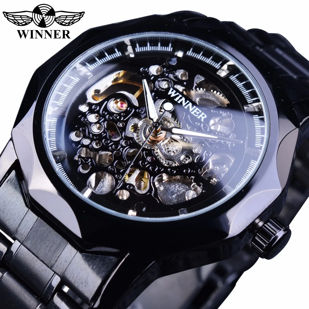 Forsining 2017 Creative Openwork Design Men Automatic Wristwatch Full Black Stainless Steel Men Skeleton Watch Top Brand Luxury
Forsining 2017 Creative Openwork Design Men Automatic Wristwatch Full Black Stainless Steel Men Skeleton Watch Top Brand Luxury