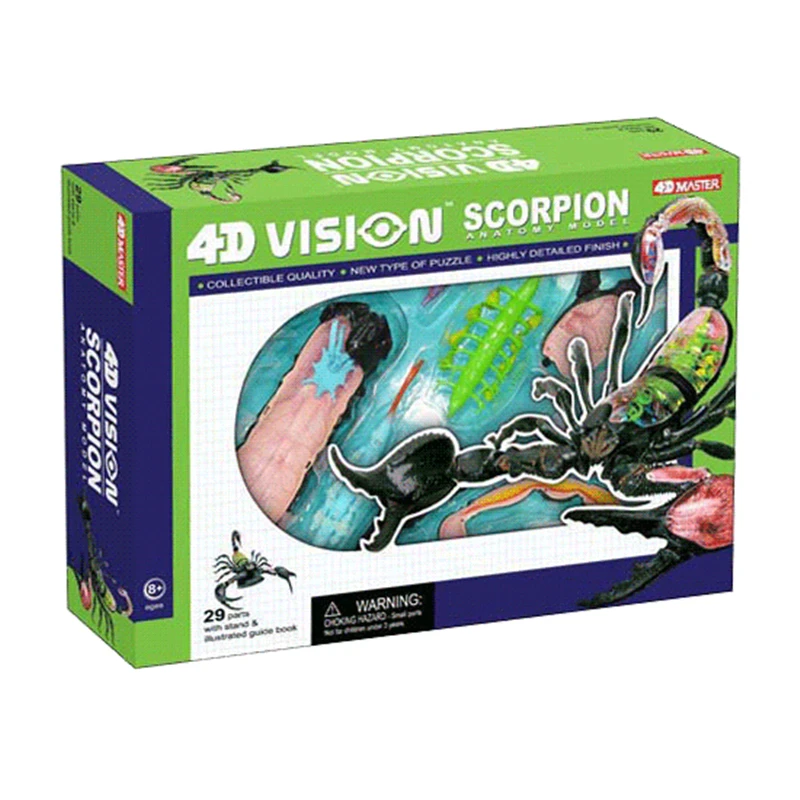 Scorpion 4d master puzzle Assembling toy Animal Biology organ anatomical model medical teaching model
Scorpion 4d master puzzle Assembling toy Animal Biology organ anatomical model medical teaching model