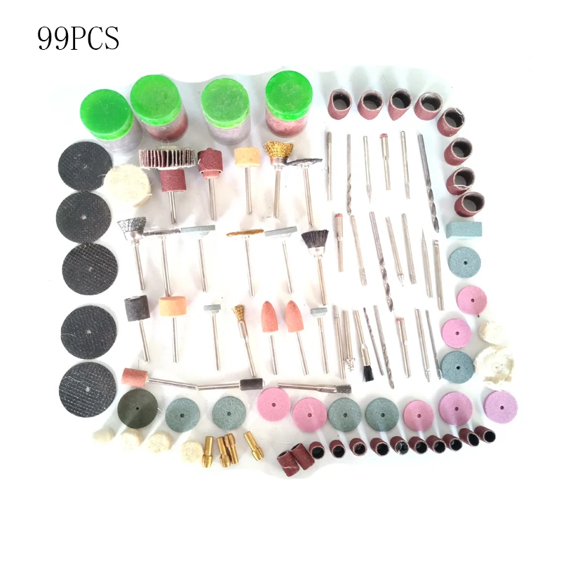 99pcs Practical Brass Steel Wire Brush Polishing Wheels Set Kit for Rotary Tool Polish Accessory Bit Set Clean Tool
99pcs Practical Brass Steel Wire Brush Polishing Wheels Set Kit for Rotary Tool Polish Accessory Bit Set Clean Tool