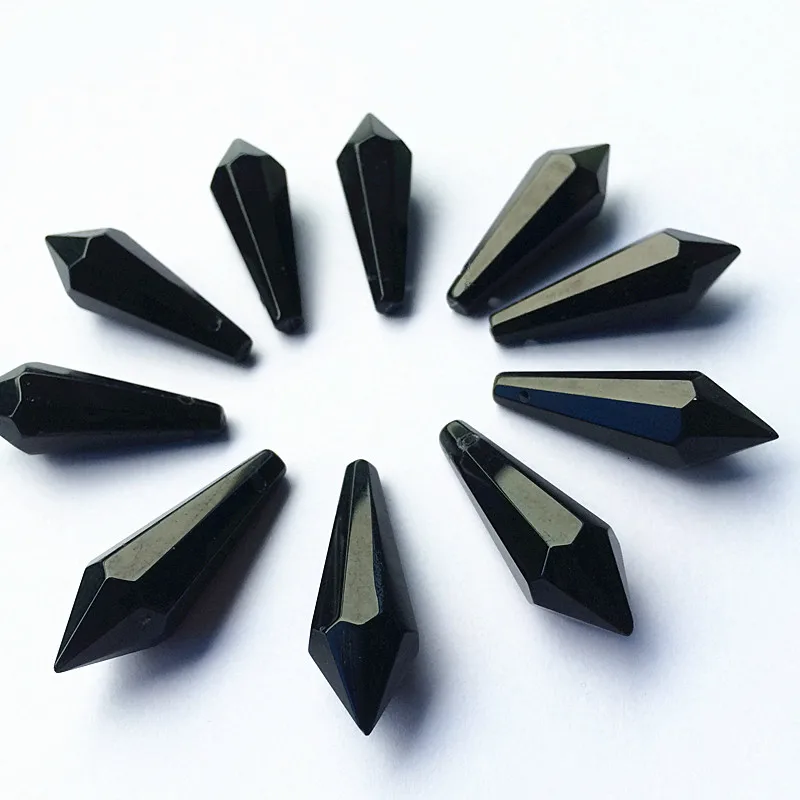 Хрустальные подвески-призмы, 30 шт., многоцветные 
Хрустальные подвески-призмы, 30 шт., многоцветные