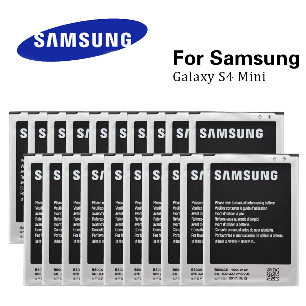 20pcs Original Battery B500BE B500AE For Samsung Galaxy S4 Mini I9190 I9192 I9195 I9198 1900mAh 3 or 4 Pins Wholesale China Accu
20pcs Original Battery B500BE B500AE For Samsung Galaxy S4 Mini I9190 I9192 I9195 I9198 1900mAh 3 or 4 Pins Wholesale China Accu