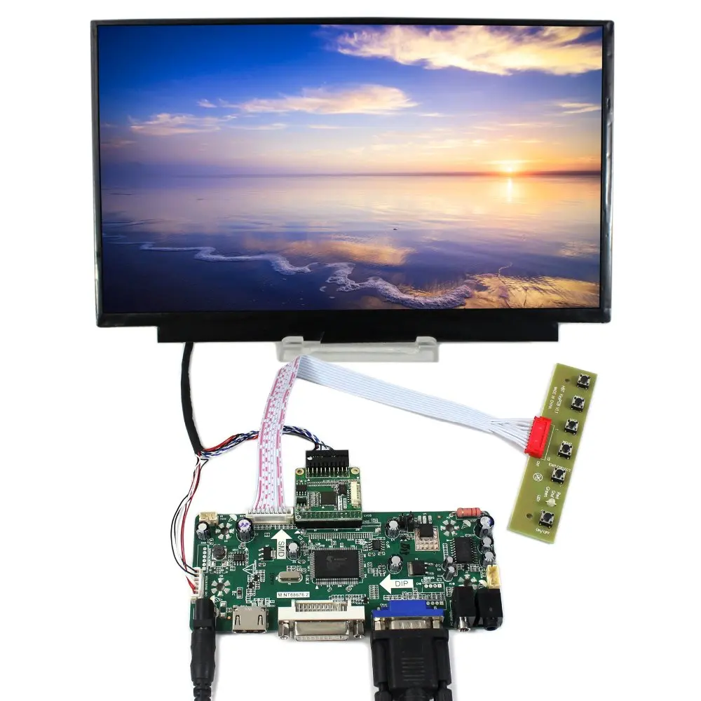 HDM VGA DVI Audio LCD Controller Board 11.6" N116HSE EJ1 1920X1080 IPS LCD Panel
HDM VGA DVI Audio LCD Controller Board 11.6" N116HSE EJ1 1920X1080 IPS LCD Panel