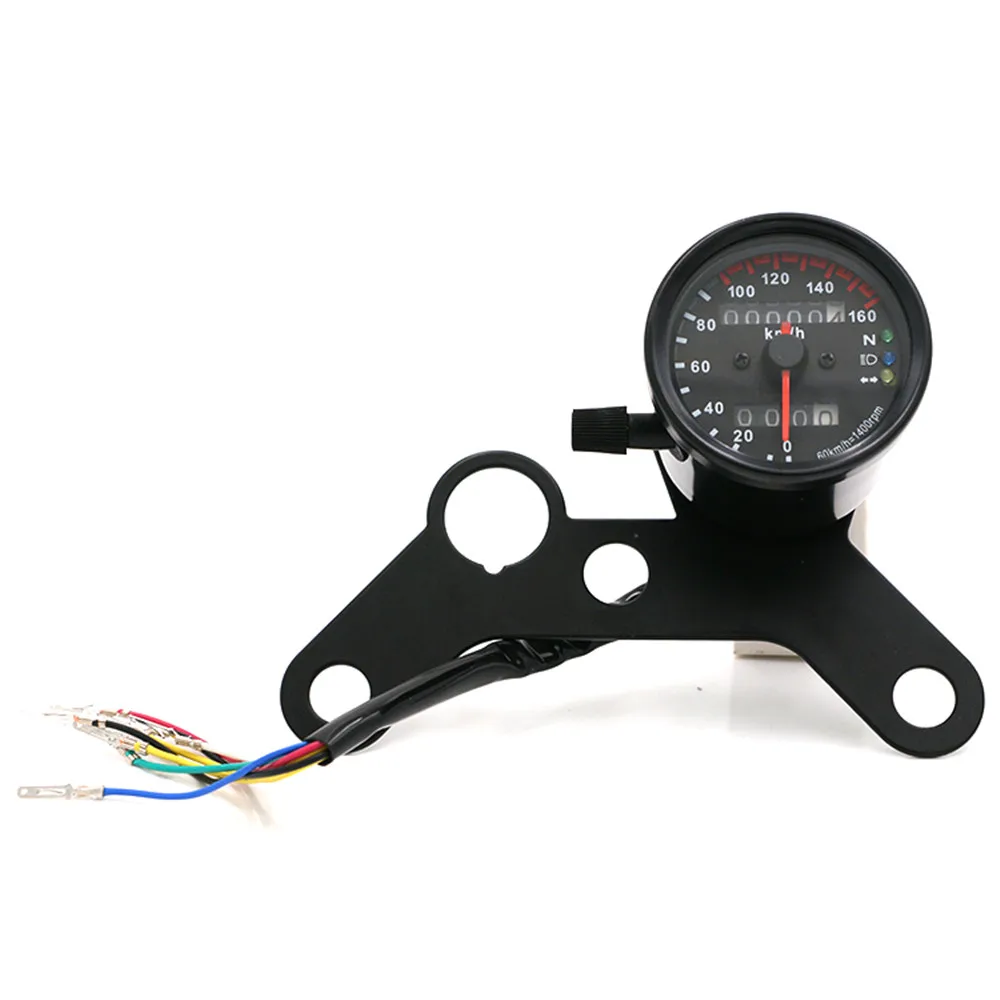 Universal Motorcycle Speedometer Odometer 12V Motorcycle Dual Speed Meter with LED Indicator Speedometer Assembly Moto
Universal Motorcycle Speedometer Odometer 12V Motorcycle Dual Speed Meter with LED Indicator Speedometer Assembly Moto