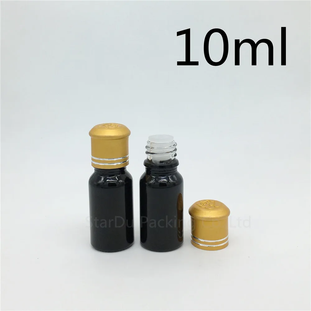 200pcs/lot 10ML Black Bottle , 10cc Vials Essential Oil Bottle with Decorative pattern cap Perfume glass bottles 
200pcs/lot 10ML Black Bottle , 10cc Vials Essential Oil Bottle with Decorative pattern cap Perfume glass bottles