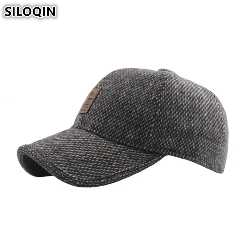 SILOQIN Winter Men's Snapback Cap Plus Velvet Thick Warm Baseball Caps Middle-aged Windproof Adjustable Size Dad Earmuffs Hat
SILOQIN Winter Men's Snapback Cap Plus Velvet Thick Warm Baseball Caps Middle-aged Windproof Adjustable Size Dad Earmuffs Hat