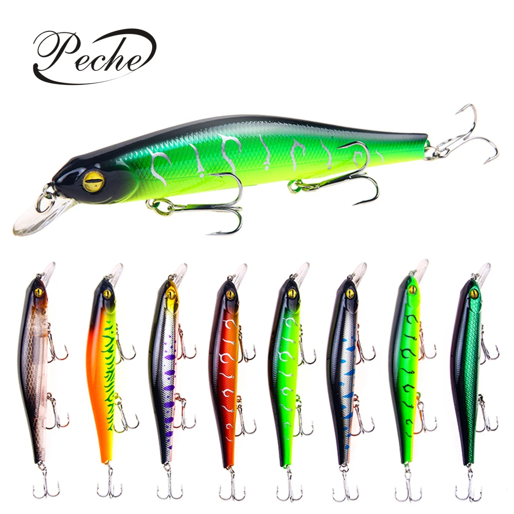 Рыболовные приманки Peche Minnow искусственные погружающиеся жесткие Pesca магнитные