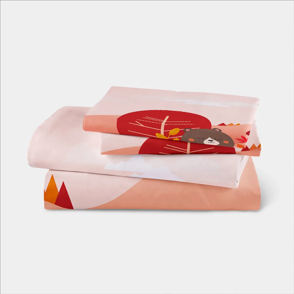 Autumn Scenery Bedding Set Kids Cartoon Duvet Cover Set Orange Forest Cute Bear Print Bed Cover Pillowcase Home textile 3Pcs D35
Autumn Scenery Bedding Set Kids Cartoon Duvet Cover Set Orange Forest Cute Bear Print Bed Cover Pillowcase Home textile 3Pcs D35