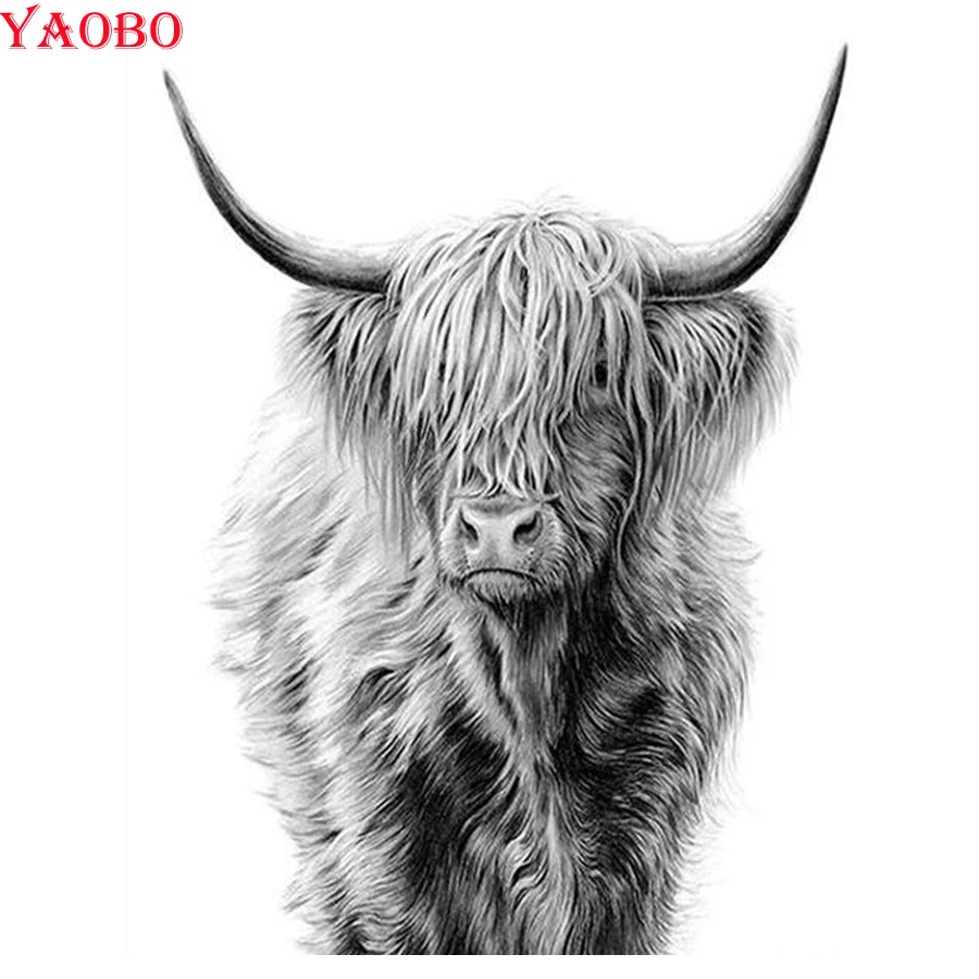 5d DIY Diamond Embroidery icon Black White Highland Cow Full square Diamond Painting Cross Stitch,Diamond Mosaic home decoration
5d DIY Diamond Embroidery icon Black White Highland Cow Full square Diamond Painting Cross Stitch,Diamond Mosaic home decoration