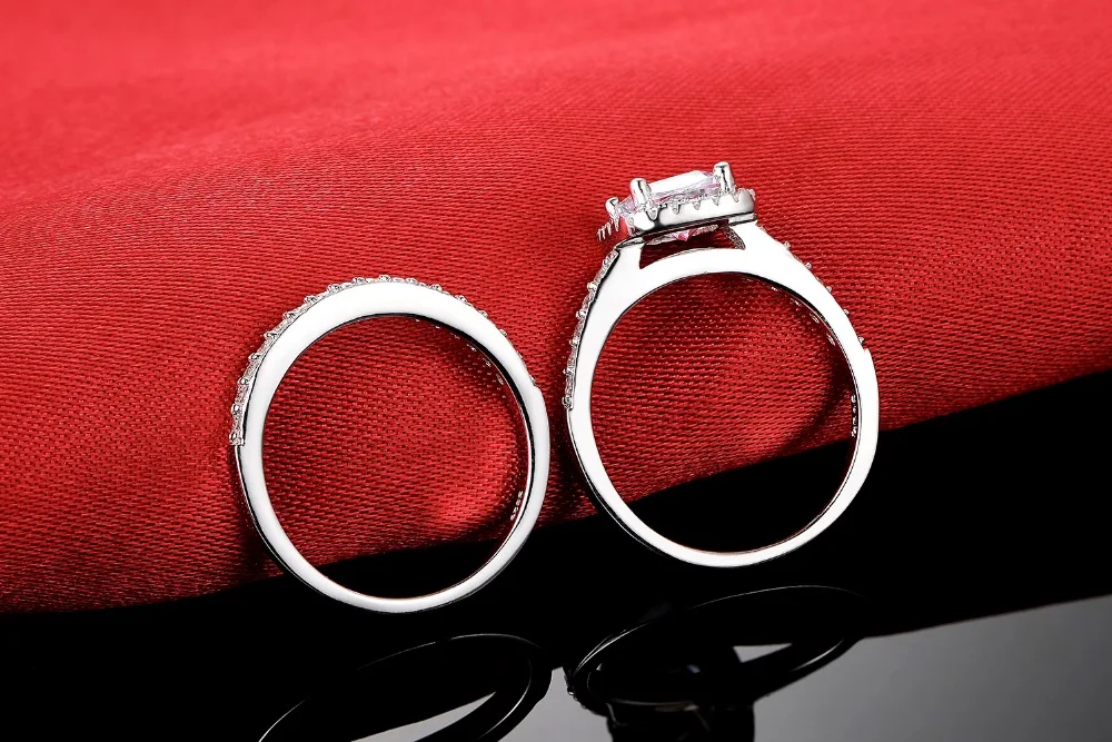 2021 NEW Design Real 925 Sterling Silver Finger Ring Set For Women Wedding Engagement Ring Bridal Groom Jewelry Moonso LR4211XS
2021 NEW Design Real 925 Sterling Silver Finger Ring Set For Women Wedding Engagement Ring Bridal Groom Jewelry Moonso LR4211XS