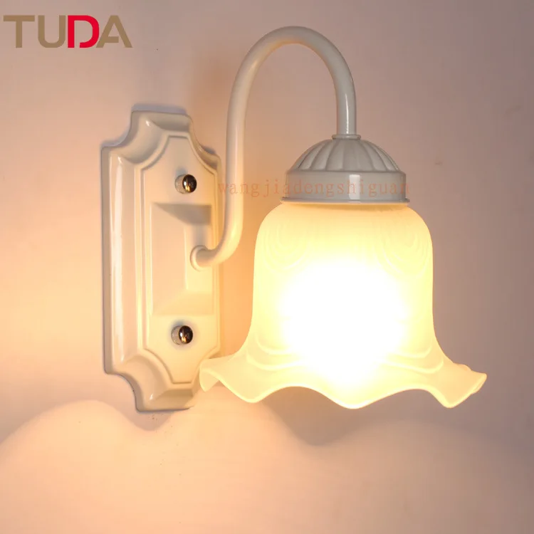 TUDA LED Wall Lamp Wrought Iron Wall Lamp Bedroom Bedside Bathroom Mirror Front Wall Lamp Frosted Glass E27 110V 220V
TUDA LED Wall Lamp Wrought Iron Wall Lamp Bedroom Bedside Bathroom Mirror Front Wall Lamp Frosted Glass E27 110V 220V