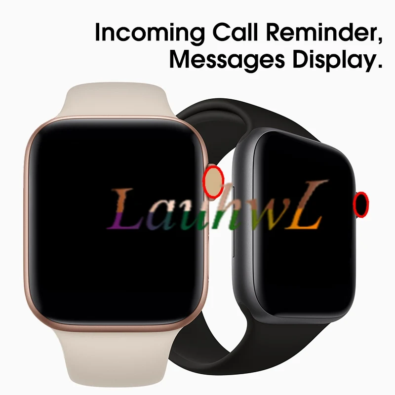 Новые мужские часы SmartWatch IWO 8 1:1 44 мм чехол для Apple iOS Android телефон пульсометр ЭКГ