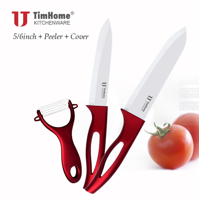 Timhome Zirconia Ceramic Knife Set 6" 5" 4" 3" Inch With Hollow Handle Kitchen Knife Cooking Tools
Timhome Zirconia Ceramic Knife Set 6" 5" 4" 3" Inch With Hollow Handle Kitchen Knife Cooking Tools