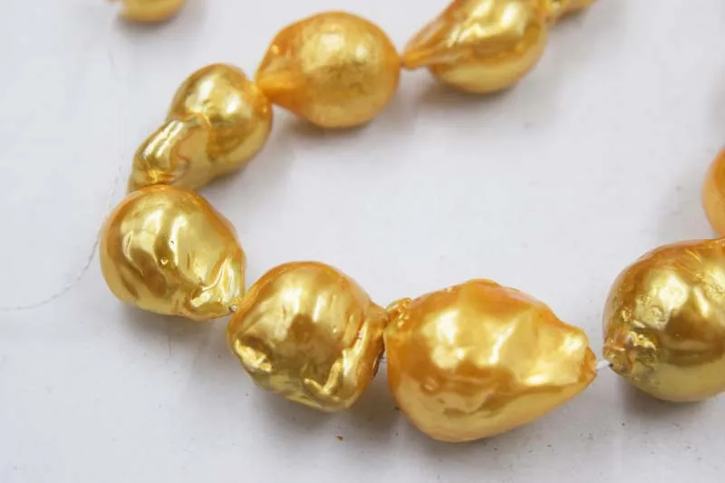 freshwater pearl yellow reborn keshi 15-22mm loose beads nature beads for making jewelry necklace 14inch FPPJ wholesale
freshwater pearl yellow reborn keshi 15-22mm loose beads nature beads for making jewelry necklace 14inch FPPJ wholesale