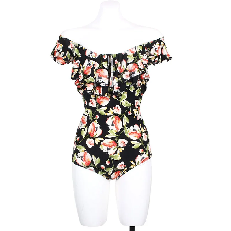 2019 Women Floral Print Swimwear Push Up Bandage Off Shoulder Swimsuit Sexy Back Vinatge Monokini Girls Sexy Swim Bodysuit
2019 Women Floral Print Swimwear Push Up Bandage Off Shoulder Swimsuit Sexy Back Vinatge Monokini Girls Sexy Swim Bodysuit