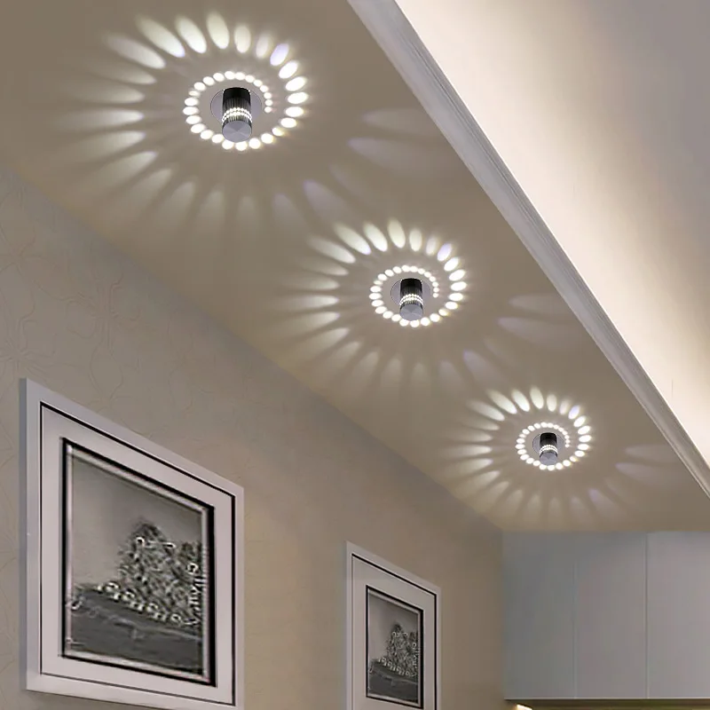 Modern LED Ceiling Light 3W RGB wall Sconce for Art Gallery Decoration Front Balcony lamp Porch light corridors Light Fixture
Modern LED Ceiling Light 3W RGB wall Sconce for Art Gallery Decoration Front Balcony lamp Porch light corridors Light Fixture