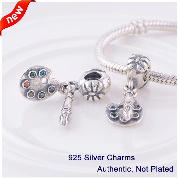 Compatible with Fandola Jewelry Bracelets 925 Sterling Silver Beads Artist's Palette Coloful Charms European Style Real CKK
Compatible with Fandola Jewelry Bracelets 925 Sterling Silver Beads Artist's Palette Coloful Charms European Style Real CKK