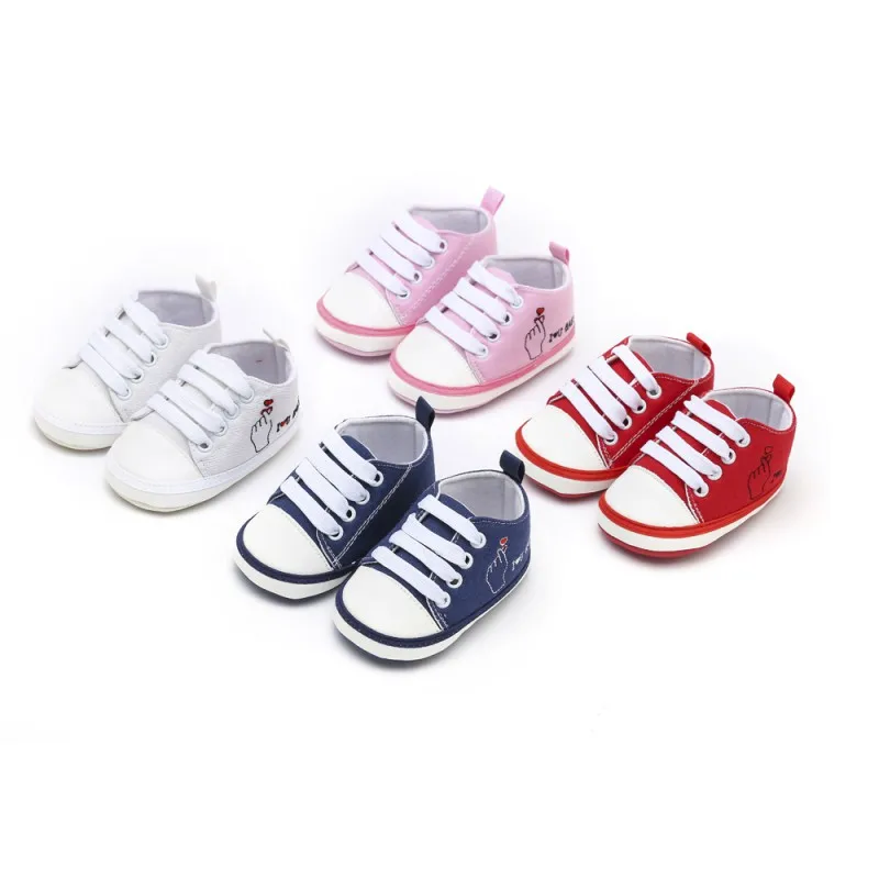 Baby Shoes Boy Girl Soft Sole First Walkers Toddler Infant Letter Pattern Casual Canvas Sneaker Forborn
Baby Shoes Boy Girl Soft Sole First Walkers Toddler Infant Letter Pattern Casual Canvas Sneaker Forborn