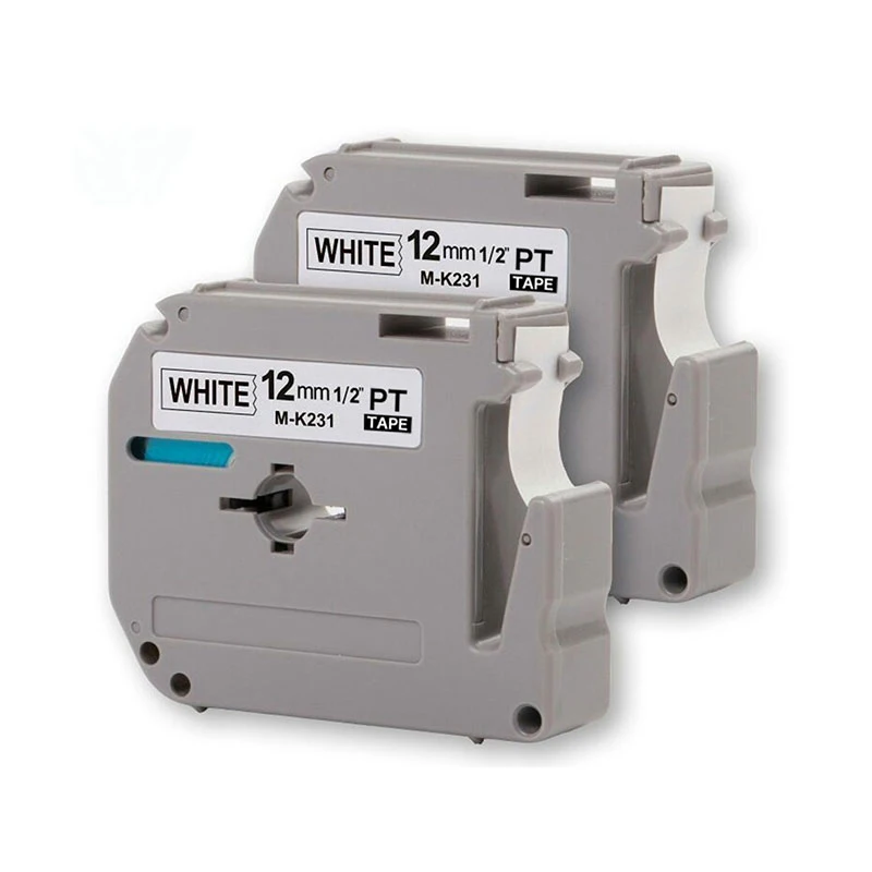 2pk/lot Compatible Brother M tapes label cartridge M-K231 MK231 Mk 231 M K231 for ptouch printers
2pk/lot Compatible Brother M tapes label cartridge M-K231 MK231 Mk 231 M K231 for ptouch printers