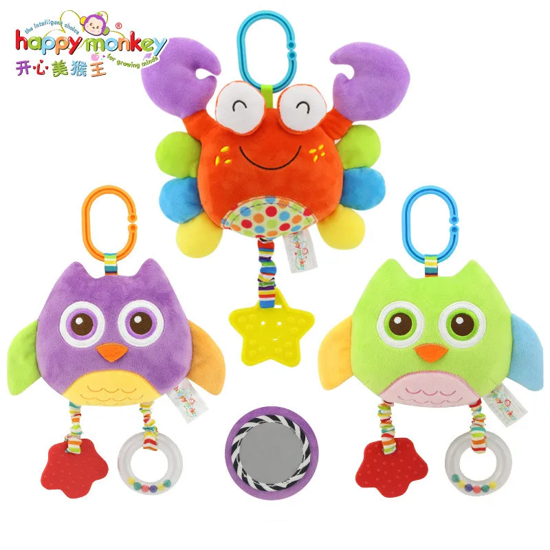 Happy Monkey Plush Stuffed Stroller Crib Accessories Soft Bed Hanging Baby Toys for Children Teether Safety Game Rattle Decor
Happy Monkey Plush Stuffed Stroller Crib Accessories Soft Bed Hanging Baby Toys for Children Teether Safety Game Rattle Decor
