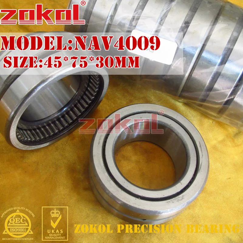 

ZOKOL NAV4009 Full complement needle roller bearing with inner ring 45*75*30mm