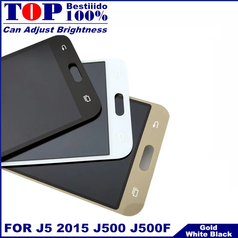 Для samsung Galaxy J500F J5 2015 J500 J500H ЖК дисплей кодирующий преобразователь сенсорного