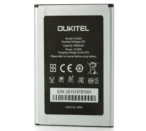 Новая батарея Oukitel K4000 оригинал высокое качество 4600 мАч замена батареи для