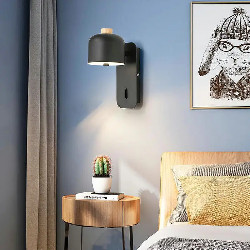 LED Wall Lamp adjustable bedside light white Black creative wall lamp Black modern aisle round lamp
LED Wall Lamp adjustable bedside light white Black creative wall lamp Black modern aisle round lamp