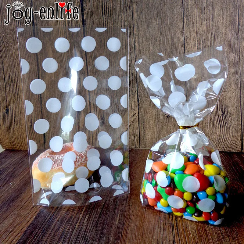 20pcs Christmas Plastic Candy Bags Gift Bag Gold White Polka Dots Transparent Cookies Bag Birthday New Year Party Food Packing
20pcs Christmas Plastic Candy Bags Gift Bag Gold White Polka Dots Transparent Cookies Bag Birthday New Year Party Food Packing