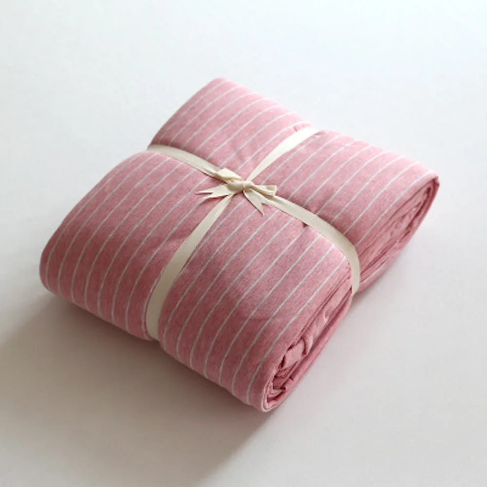 3-Piece-Suit Fitted Sheet Quilt Duvet Cover Pillowcase Pillow Sham Bedding Set 100% Cotton Jersey Gray Strip 1.2m 4 Feet Bed
3-Piece-Suit Fitted Sheet Quilt Duvet Cover Pillowcase Pillow Sham Bedding Set 100% Cotton Jersey Gray Strip 1.2m 4 Feet Bed